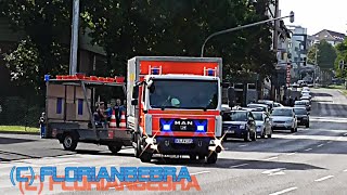 EINSATZ BF KASSEL AM TDOT [Wachausfahrt GWL+VSA, RTW, ELW, HLF 1]