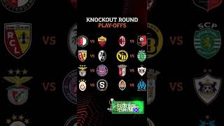 ESSES SÃO OS CONFRONTOS DA FASE DE PLAYOFF DA LIGA EUROPA 23/24!