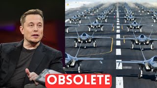 DRONE INVASION: ELON MUSK SLAMS the F-35 Program as FAILURE