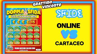 Vincita Gratta e vinci Doppia Sfida online o Doppia Sfida cartaceo, da 3€.  #grattaevinci