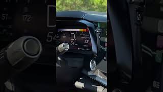 Zero to 105 launch in the C8 Corvette