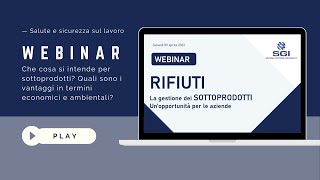 Rifiuti - La gestione dei sottoprodotti, un'opportunità per le aziende