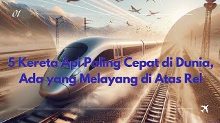 5 Kereta Api Paling Cepat di Dunia, Ada yang Melayang di Atas Rel