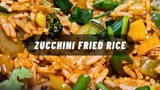 Zucchini Fried Rice Recipe - A Healthy Twist on a Classic Favorite #vegwonderland #zucchini