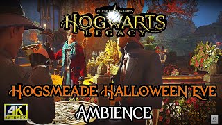 "🎃Enchanted Hogsmeade: Halloween Eve Ambience in Hogwarts Legacy🎃"