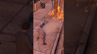 Putting Out a GTA 5 Fire with Fire Brigade - How Fast? 😱😵 #gta5  #shorts  #gaming