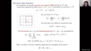 Amanda Young - Gap stability of topologically ordered ground states in the infinite volume setting