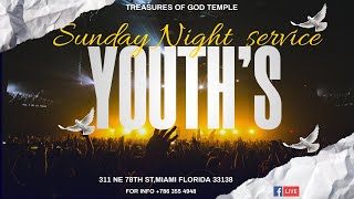 Youth Sunday Night Worship Service | Treasures Of God Temple | Dr. Miriam Voltaire | 01/28/2024