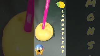 #shorts# 1 min,2ingredient lemon slime live test