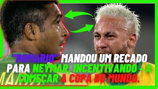 🟩🟩"Romario" mandou um recado para Neymar, incentivando-o a começar a Copa do Mundo.Últimas Nóticias