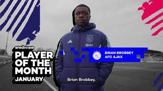 𝗘𝗥𝗘𝗗𝗜𝗩𝗜𝗦𝗜𝗘 𝗣𝗟𝗔𝗬𝗘𝗥 𝗢𝗙 𝗧𝗛𝗘 𝗠𝗢𝗡𝗧𝗛 🏆  Brian Brobbey (Ajax)