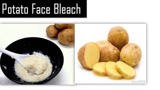 Potato for Face bleach  | skin whitening  in 1 week & remove black marks, dark spots