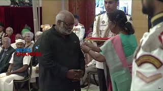 #RRR Music Director MM Keeravani Received Padma Shri Award By President Murmu