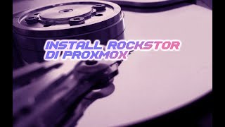 Install RockstorNAS di Proxmox