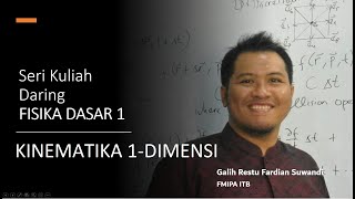 04 02   Fisika Dasar 1- Persamaan Kinematika 1D