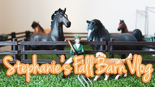 Stephanie's Fall Barn Vlog - Schleich Horse Short Film - |Phoenix Stables