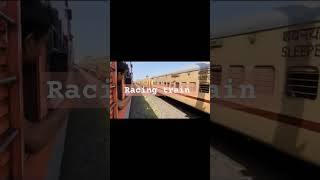 Racing of mail express train #indianrailways #railfans