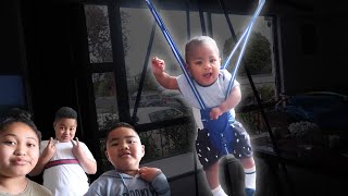 OUR SON LOVES HIS JOLLY JUMPER + PUPPY!!? *Old Footage* // Vlog #137