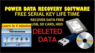 How to Recover Deleted Files Videos Photos: USB Mobile SD Card - Power Data Recovery Serial Key Free