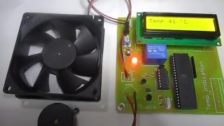 Temperature indicator using 8051