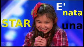 E' NATA UNA STAR! A 9 anni Angelica Hale manda in DELIRIO America's got talent cantando Rise Up! ITA