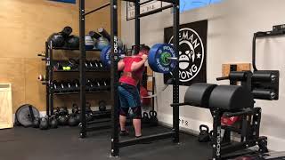 1/22/18 Squat 320x4 @8.5 ws 4/5