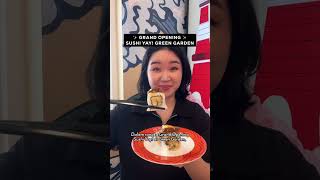 Mukbang Sushi 1 meter, bayar pajaknya aja! #sushi #mukbang #foodchallenge