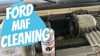 How To Clean A MAF Sensor | Mass Air Flow | Ford Van Truck