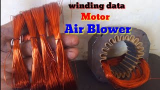 winding data air blower air blower ka winding formula complete kulia air blower#electricallrounder