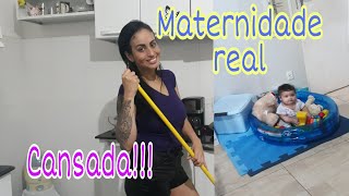 Rotina de dona de casa com bebê de 05 meses! (rotina da manhã)