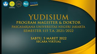 Yudisium Program Magister & Doktor Semester 115 (Ganjil) || Pascasarjana UNJ