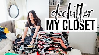 MASSIVE CLOSET DECLUTTER + PURGE 2021 | INSANE BEFORE & AFTER FOOTAGE