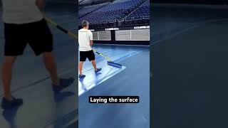 Australian Open preparation | Laying the surface | Hardcourt tennis | Melbourne | AO 2025