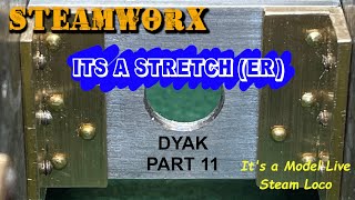 Model Steam Locomotive Building (Fitting the Stretcher) - Dyak pt 11.