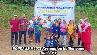 POPDA SMP 2023 Kecamatan Kalibawang Hari Ke 1