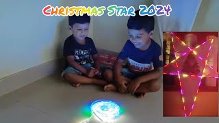 Christmas Star 2024 - DD Brothers Making a Big Star for Christmas...😍