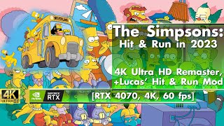 The Simpsons Hit & Run - 4K Ultra HD in 2023 [RTX 4070, Core i9, 4K, 60 fps]