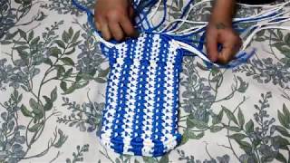 handicraft macrame_Diy Macrame mobile bag