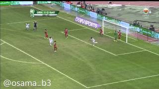 #كأس_الخليج22 - #قطر x #عمان -هدف قطر الثالث (علي قمبر) (د67)