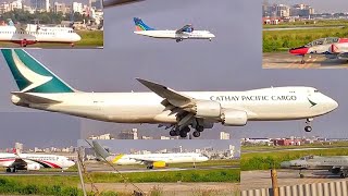 planes landing and takeoff back to back / plane landing video dhaka Bangladesh / dolipara plane Land