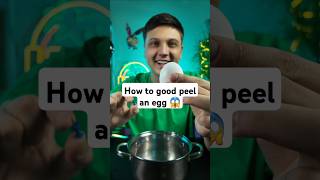 How to good peel an egg😱