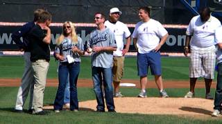 06/06/09 - KURT BUSCH - Ceremonial First Pitch @ Bears & Eagles Riverfront Stadium - Newark, NJ