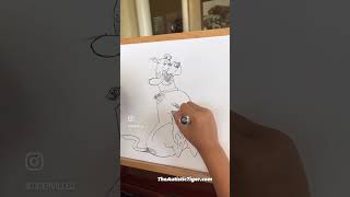 10yo Autistic Savant Draws - Scooby Doo