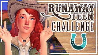 Speedrunning Horse Competitions 🏆 RUNAWAY Teen Challenge 🐎 Horse Ranch #TheSims4 (Part 5)