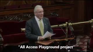 Hon Kerry Finch MLC Special Interest Speech - 23/05/2017 All Access Playground project