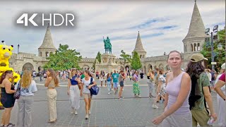 🇭🇺 Budapest, Hungary - Walking Tour - Aug 2024 | 4K HDR 60FPS