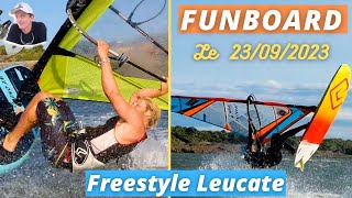 Windsurf session 1 -  Freestyle slow motion - Leucate, Le Goulet - 23 Septembre 2023