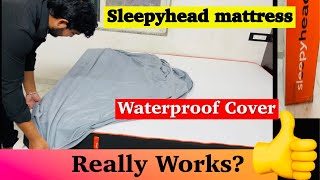 Sleepyhead mattress waterproof cover | is it required waterproof? #sleepyhead #mattressprotector