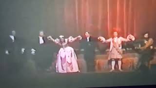 Curtain calls for my brother Jerry as Arturo with the Rome Opera 1993