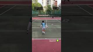 match point save #tennis #tennisshorts #tennismatch #tennisplayer #tennislife #tennislife